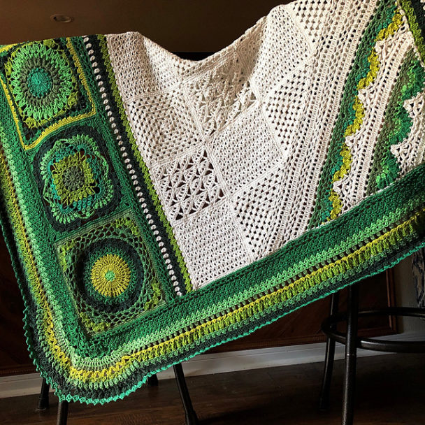 Botanica Blanket Free Crochet Pattern