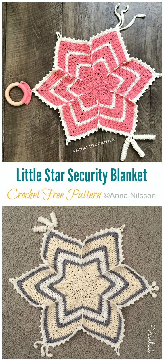 Little Star Security Blanket Crochet