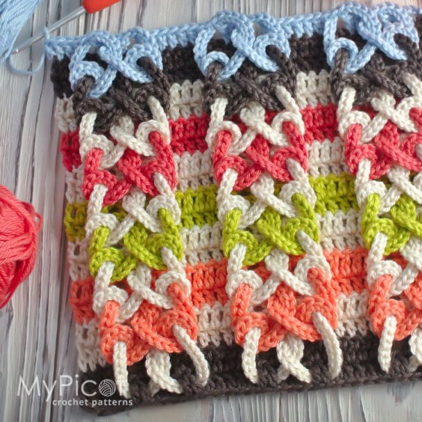 Double Knot Crochet Stitch CK Crafts