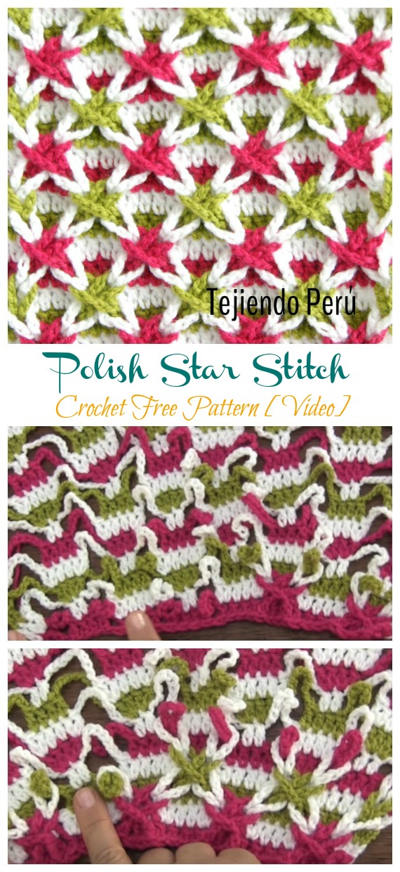 Polish Star Crochet Stitch