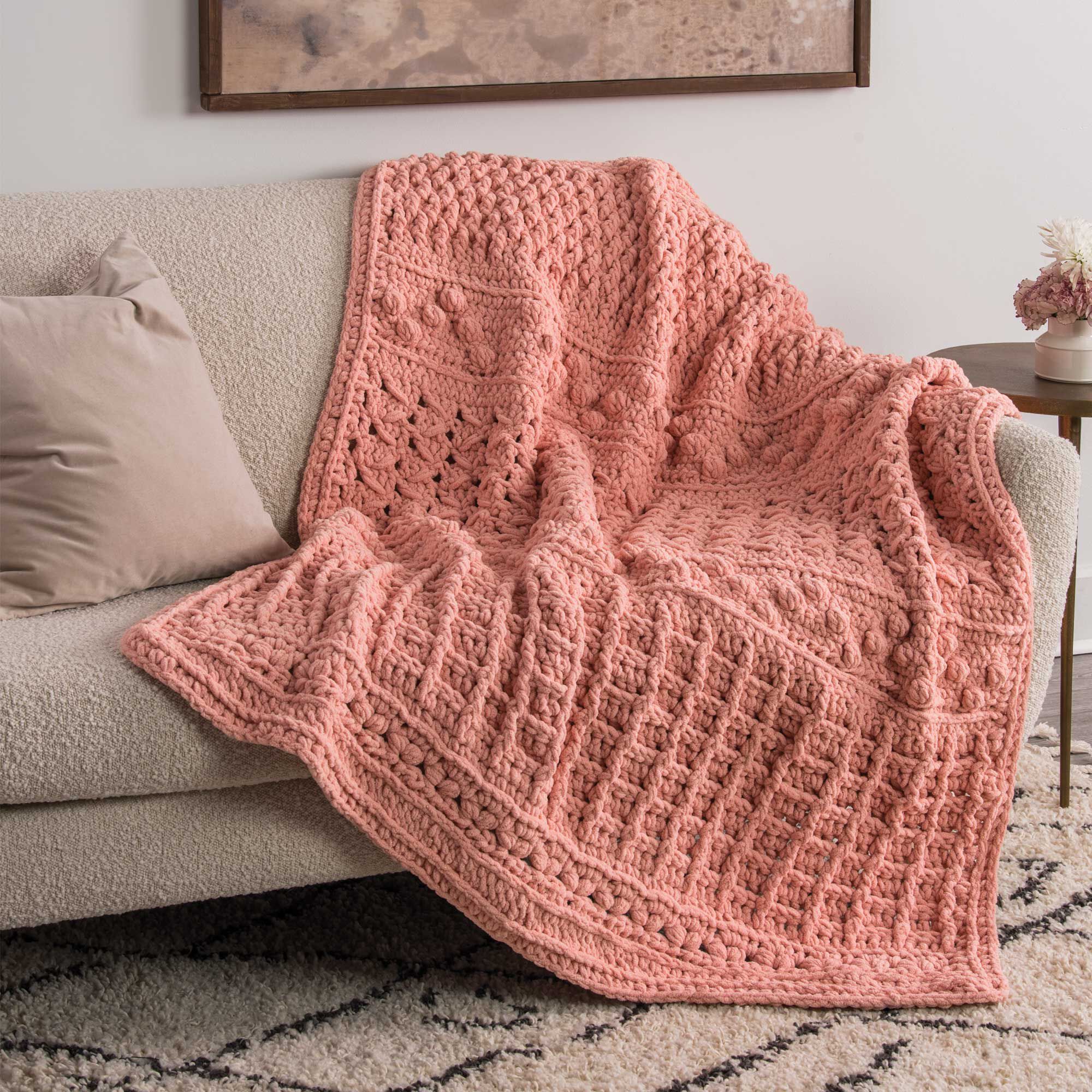 Crochet Texture Sampler Blanket Free Pattern